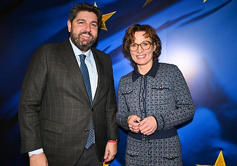 López Miras pide a la comisaria Roswall que la UE priorice inversiones para territorios que sufren mayor falta de agua